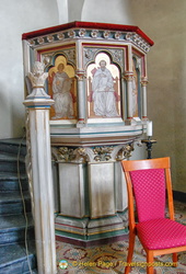 Interior of Kleinheubach Palace chapel